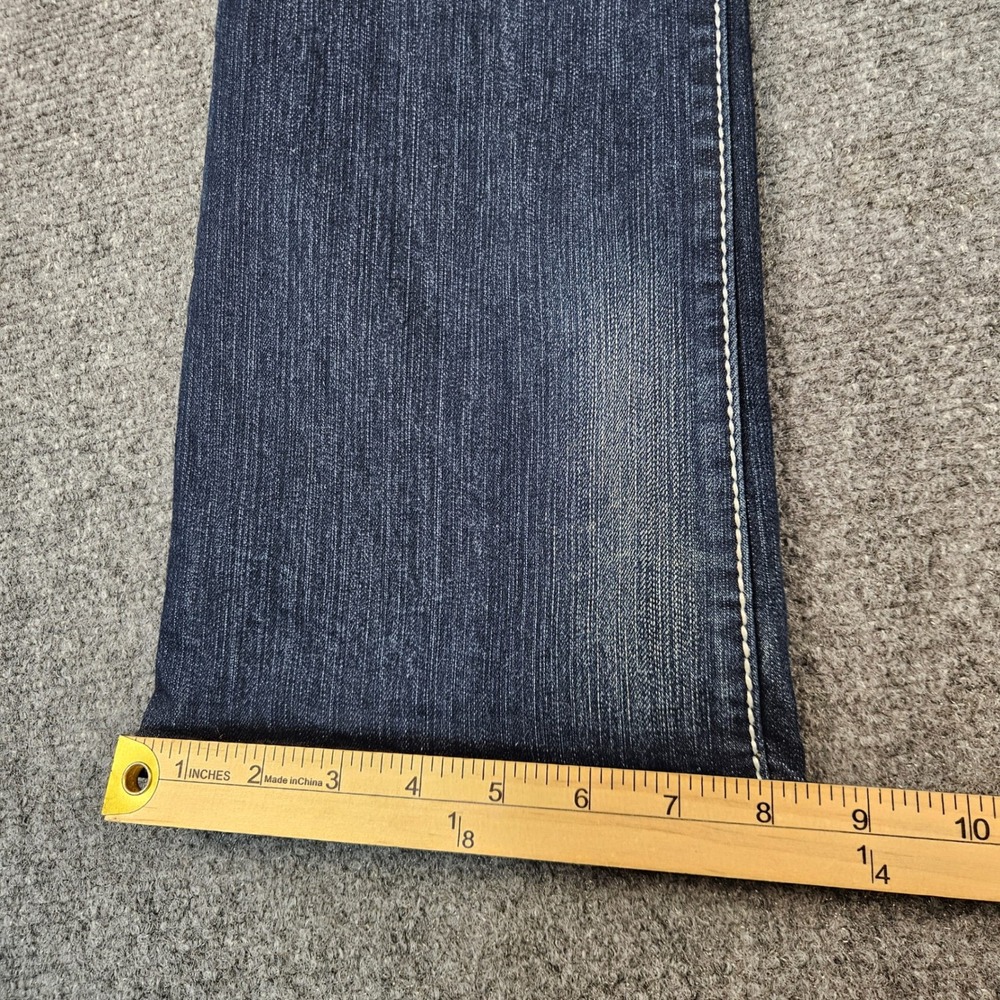 Hydraulic Gramercy Womens Size 14 Embroidered Bootcut Jeans Dark Wash Studded - Picture 8 of 11
